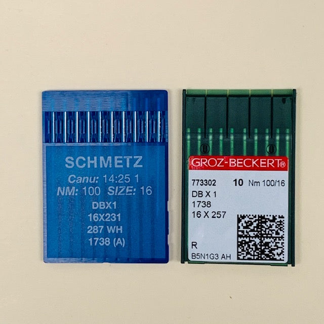 Schmetz Leather Needles Size 80 to 100 - 1 x 5 Needles per card 
