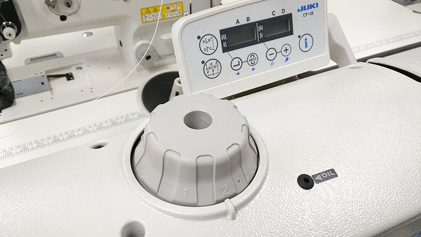 Juki LU-2810ES-7 Direct Drive Single Needle Walking Foot Sewing Machine - Long & High Arm
