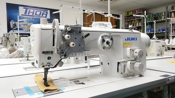 Juki LU-2810ES-7 Direct Drive Single Needle Walking Foot Sewing Machine - Long & High Arm