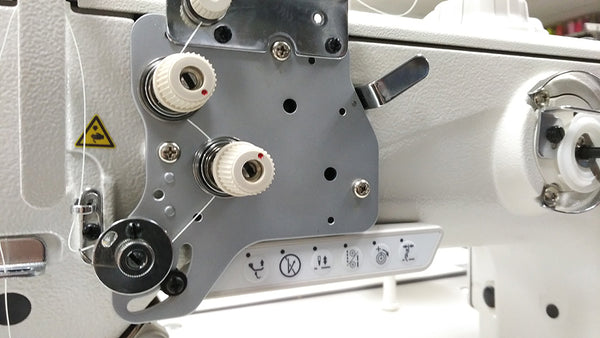 Juki LU-2810ES-7 Direct Drive Single Needle Walking Foot Sewing Machine - Long & High Arm