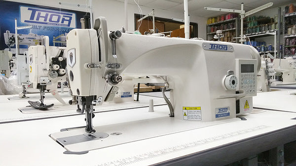 THOR GC0617D-7 Automatic Single Needle Walking Foot Sewing Machine w/ Direct Drive Motor