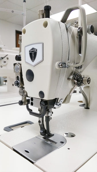 THOR GC0617D-7 Automatic Single Needle Walking Foot Sewing Machine w/ Direct Drive Motor