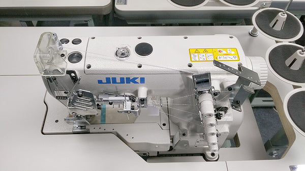 Juki MF-7523-U11 Flat Bed Top & Bottom Coverstitch Sewing Machine