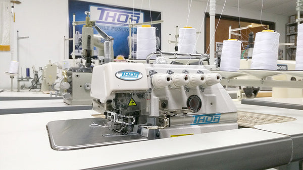 THOR RE757D Five Thread Industrial Overlock Serger with Safety Stitch