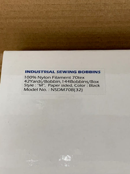 Amann Prewound M Style Bobbins Tex-70 - Nylon Filament
