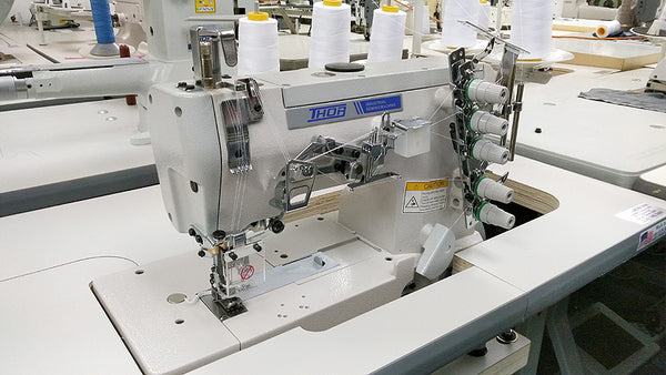 THOR RE-T500-01CB Flatbed Industrial Coverstitch Sewing Machine