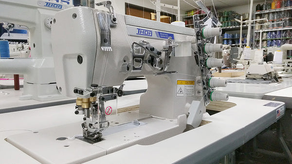 THOR RE-T500-01CB Flatbed Industrial Coverstitch Sewing Machine