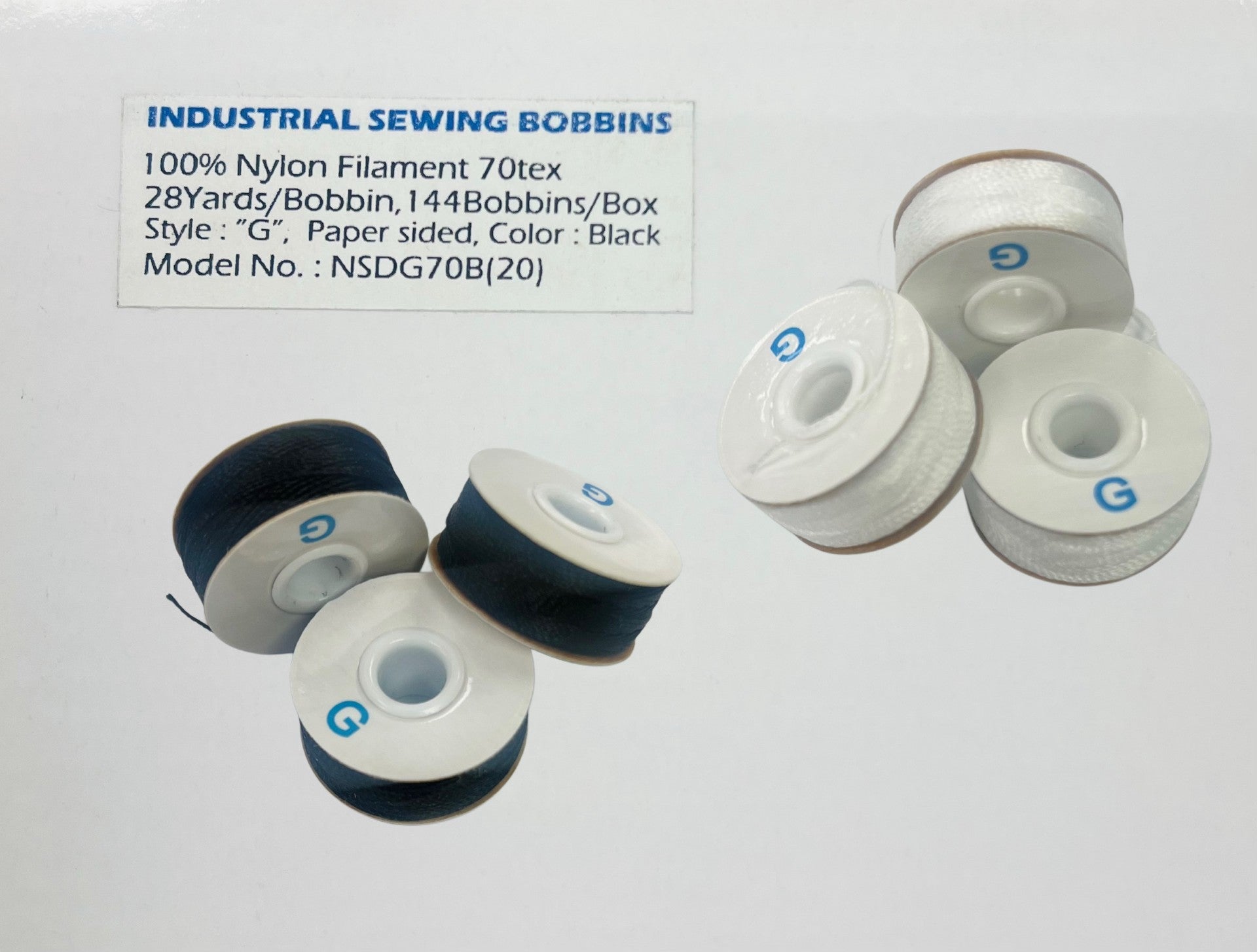 Amann Prewound G Style Bobbins TEX-70 - Nylon Filament