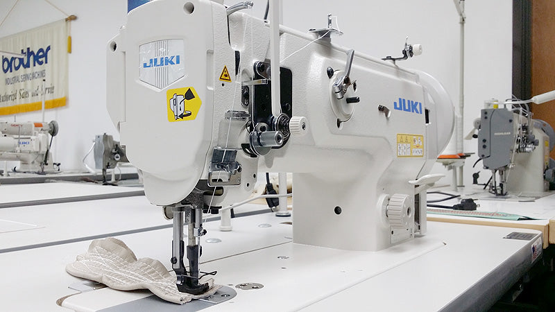Juki LU-1560N Double Needle Walking Foot Sewing Machine for