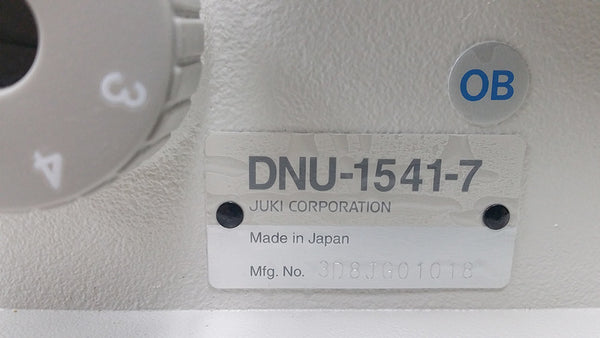Juki DNU-1541-7 Automatic Single Needle Walking Foot Sewing Machine