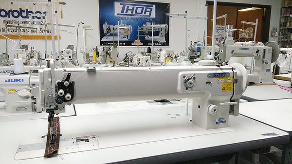 THOR GC1510L-25H Single Needle 25 Inch Long Arm 6 Inch High Arm Walking Foot Sewing Machine
