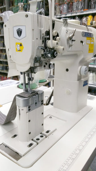 THOR GC-1765 Double Needle SPLIT BAR Post Bed Walking Foot Sewing Machine