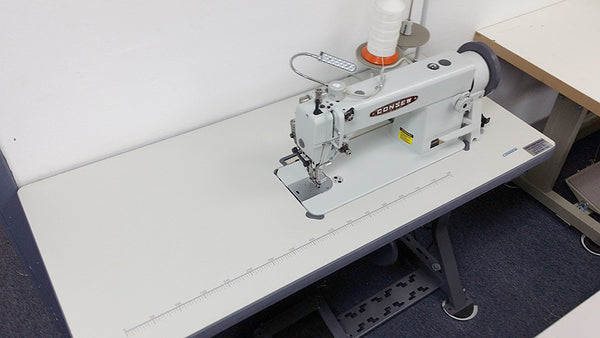 CONSEW 205RB-1 Top and Bottom Feed Walking Foot Sewing Machine for Leather