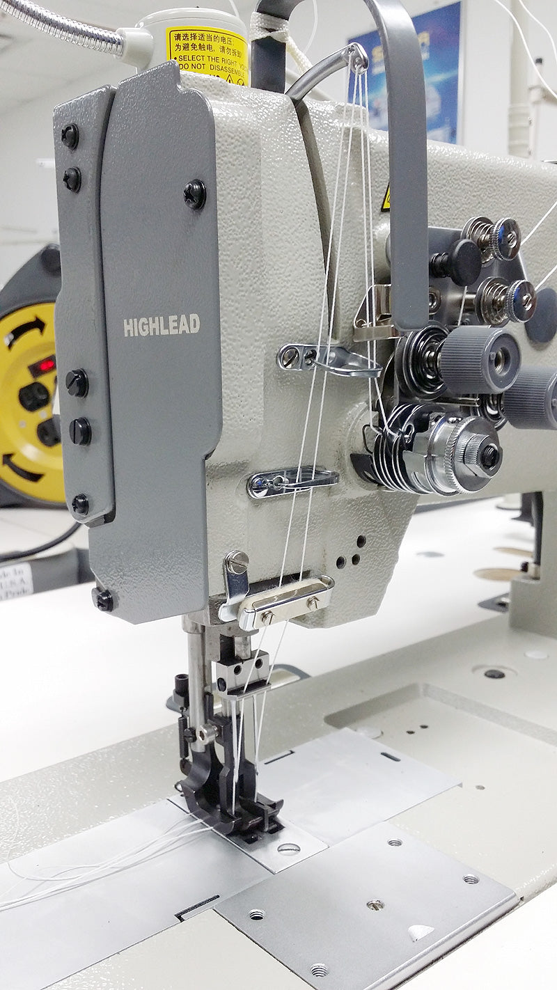Highlead GC20618-2 Double Needle Walking Foot Sewing Machine for