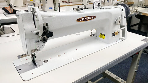 Consew 206RBL-18 Single Needle Long Arm Walking Foot Sewing Machine 206RBL-25 206RBL-30