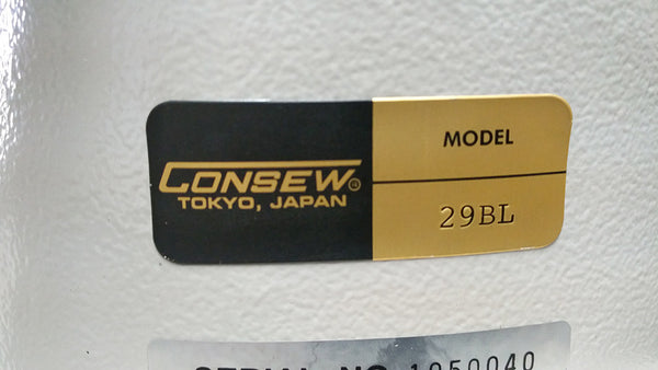 Consew 29 Shoe Patch Sewing Machine 29B - 29L - 29BL