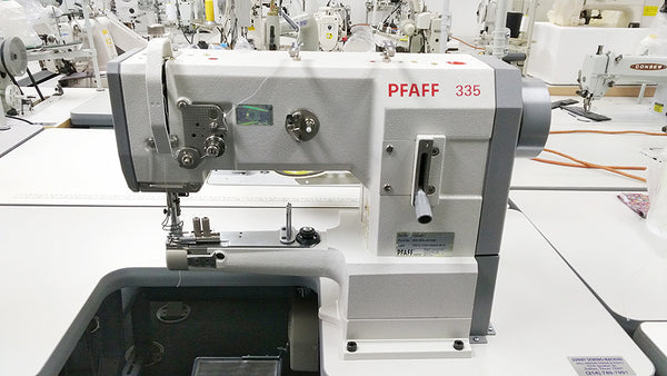 PFAFF 335 Cylinder Arm Walking Foot Sewing Machine w/ Binding