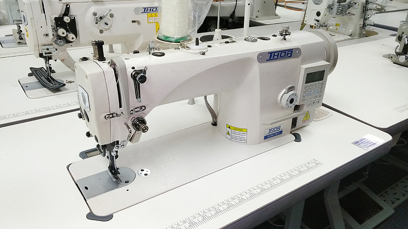 THOR GC0617D-7 Automatic Single Needle Walking Foot Sewing Machine w/ Direct Drive Motor
