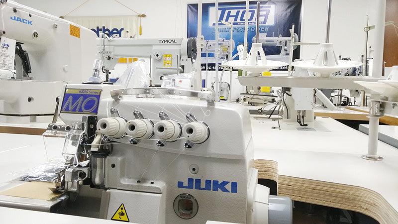 JUKI MO-6816S 5-Thread High-speed Overlock Safety Stitch Industrial Serger  With Table and Servo Motor