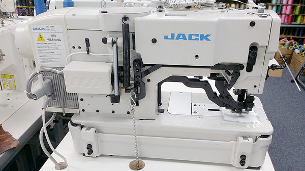 JACK JK-T781D Lock Stitch Button Hole Sewing Machine with Direct Drive Motor