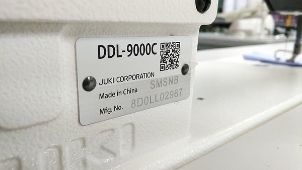 Juki DDL-9000C-SMS Automatic Single Needle Straight Stitch Sewing Machine