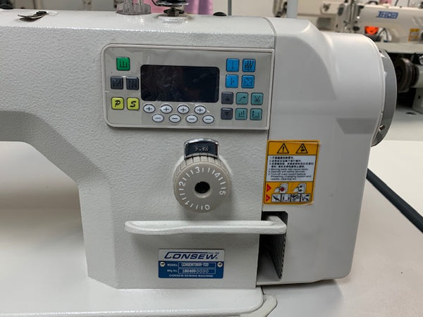 Consew 7360R-7DD High Speed Single Needle, Drop Feed Lockstitch Sewing Machine