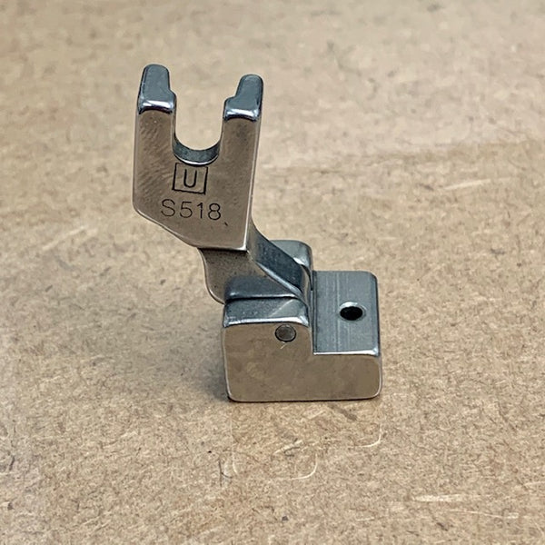 S518 Invisible Zipper Presser Foot for Juki DDL-8700, 8100e, 5550N, 8300, 8500