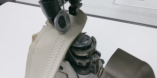 THOR GC8810 Post Bed Top and Bottom Feed Roller Foot Sewing Machine
