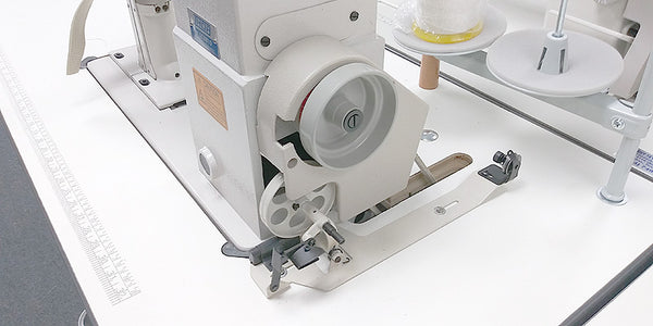 THOR GC8810 Post Bed Top and Bottom Feed Roller Foot Sewing Machine