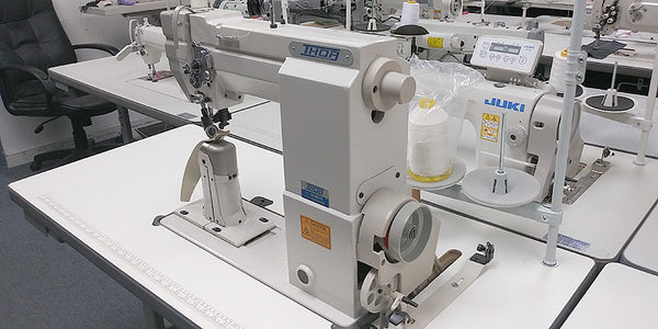 THOR GC8810 Post Bed Top and Bottom Feed Roller Foot Sewing Machine
