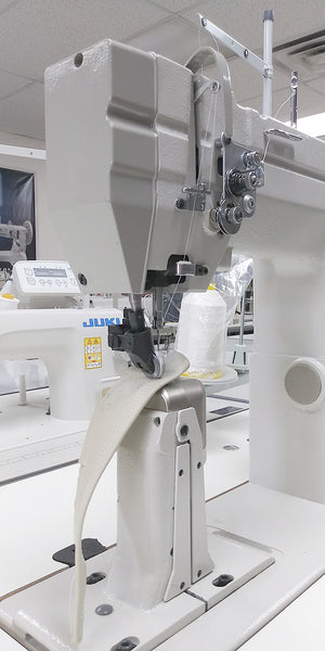 THOR GC8810 Post Bed Top and Bottom Feed Roller Foot Sewing Machine