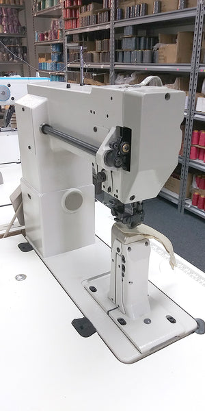 THOR GC8810 Post Bed Top and Bottom Feed Roller Foot Sewing Machine