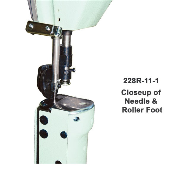Consew 228R-11-1 Post Bed Roller Foot Sewing Machine
