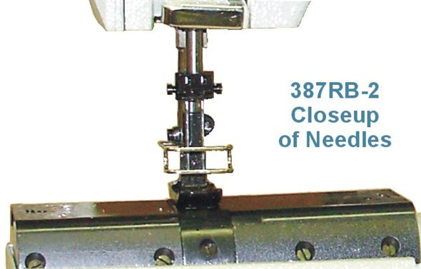 Consew 387RB-2 Cylinder Arm Double Needle Walking Foot Sewing Machine