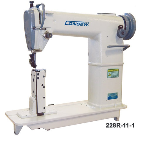 Consew 228R-11-1 Post Bed Roller Foot Sewing Machine