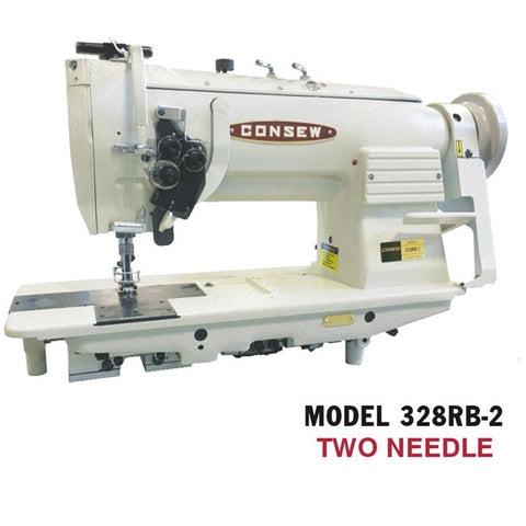 Consew 328RB-2 Split Needle Bar Double Needle Walking Foot Sewing Machine