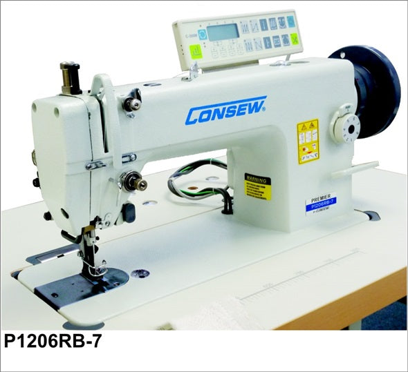 Consew P1206RB-7 Automatic Single Needle Walking Foot Sewing Machine –  Sunny Sewing Machines
