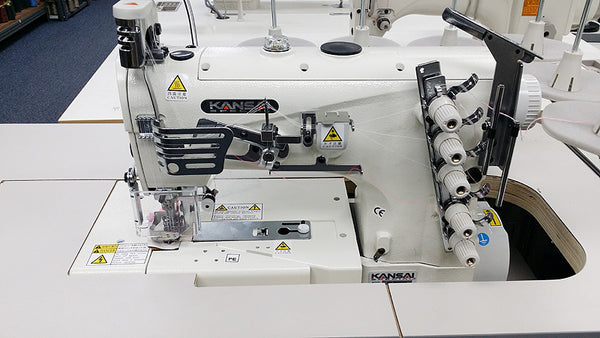 KANSAI SPECIAL NW-8803GMG Three Needle Top and Bottom Coverstitch Sewing Machine