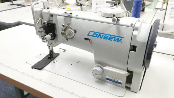 Consew P1541S-CC Single Needle Walking Foot Sewing Machine for Leather and Upholstery